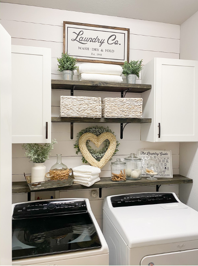 Redesigned Laundry Room