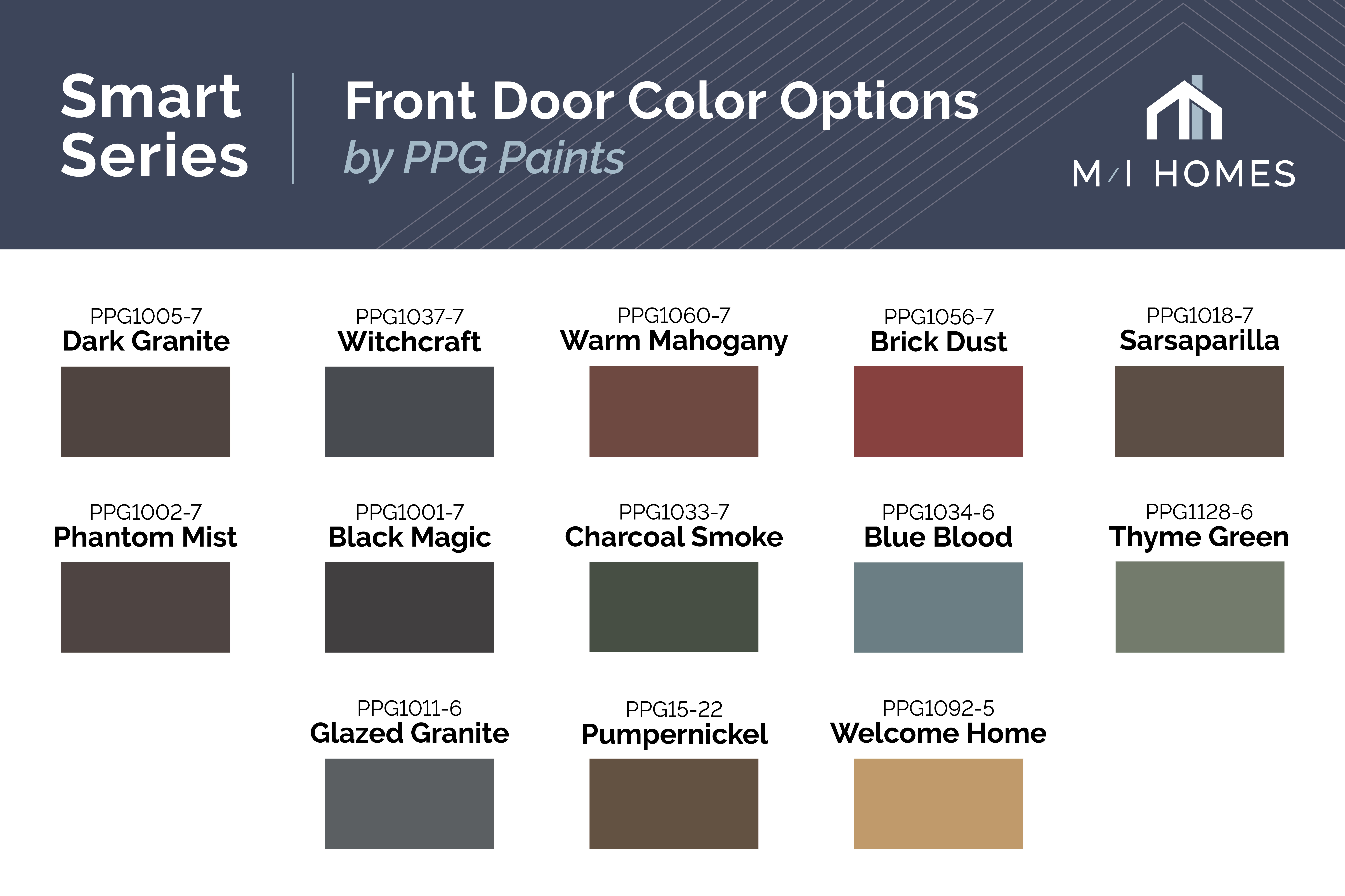 M/I Homes Smart Series Color Selections - Houston, TX